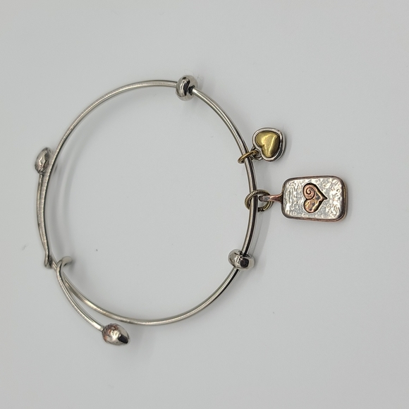 Brighton "Art & Soul Collection,"I LOVE U MOM" Scripted Son's Bangle Bracelet - Picture 8 of 10